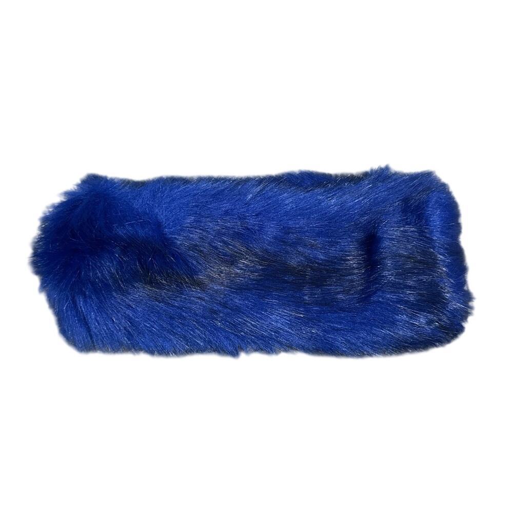 Fuzzy Unisex Headband in Blue, Size OS​